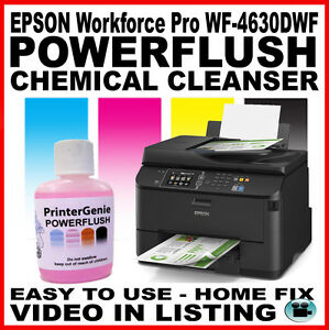 Wf 4630 printhead cleaning